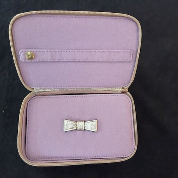 Coach Vintage Poppy Travel Jewelry Box Signature Satin Silk - Picture 4 of 6